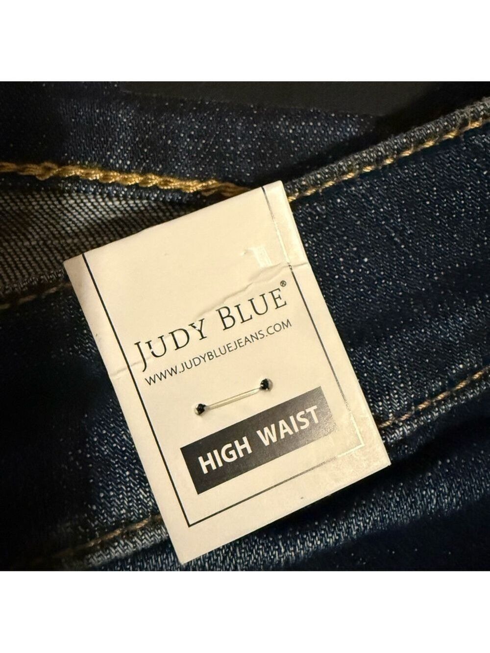 Judy Blue Tummy Control Dark Blue Skinny Jeans NWT - Picture 4 of 7